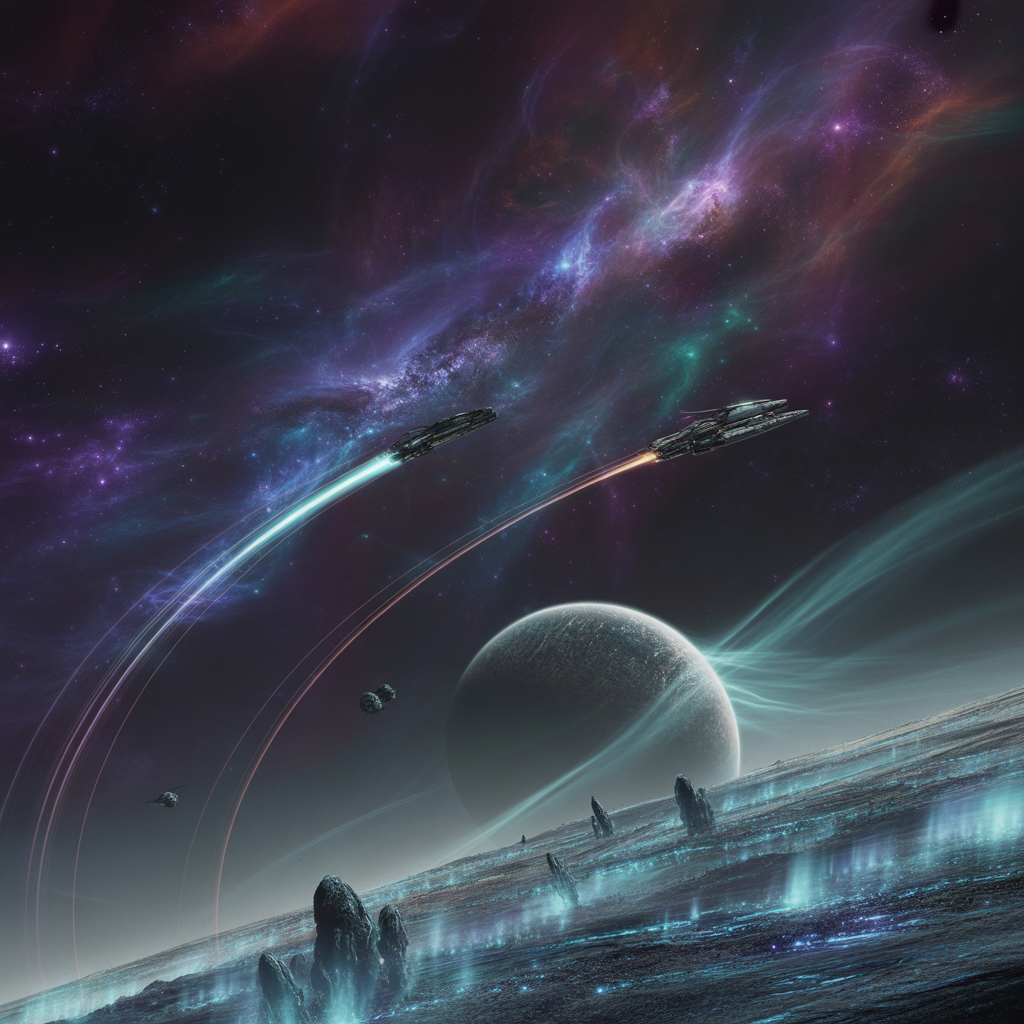Sci-Fi book cover - Beyond the Stars
