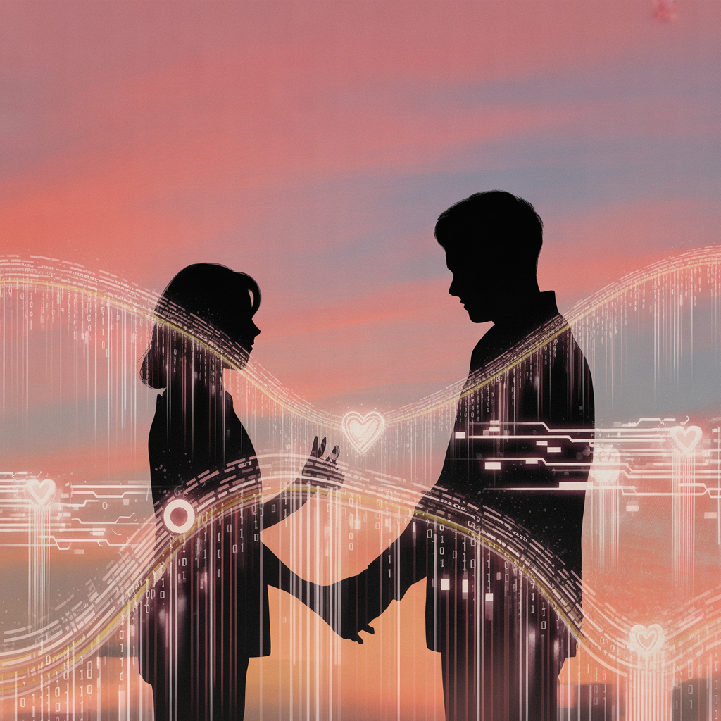 Romance book cover - Love in the Algorithm