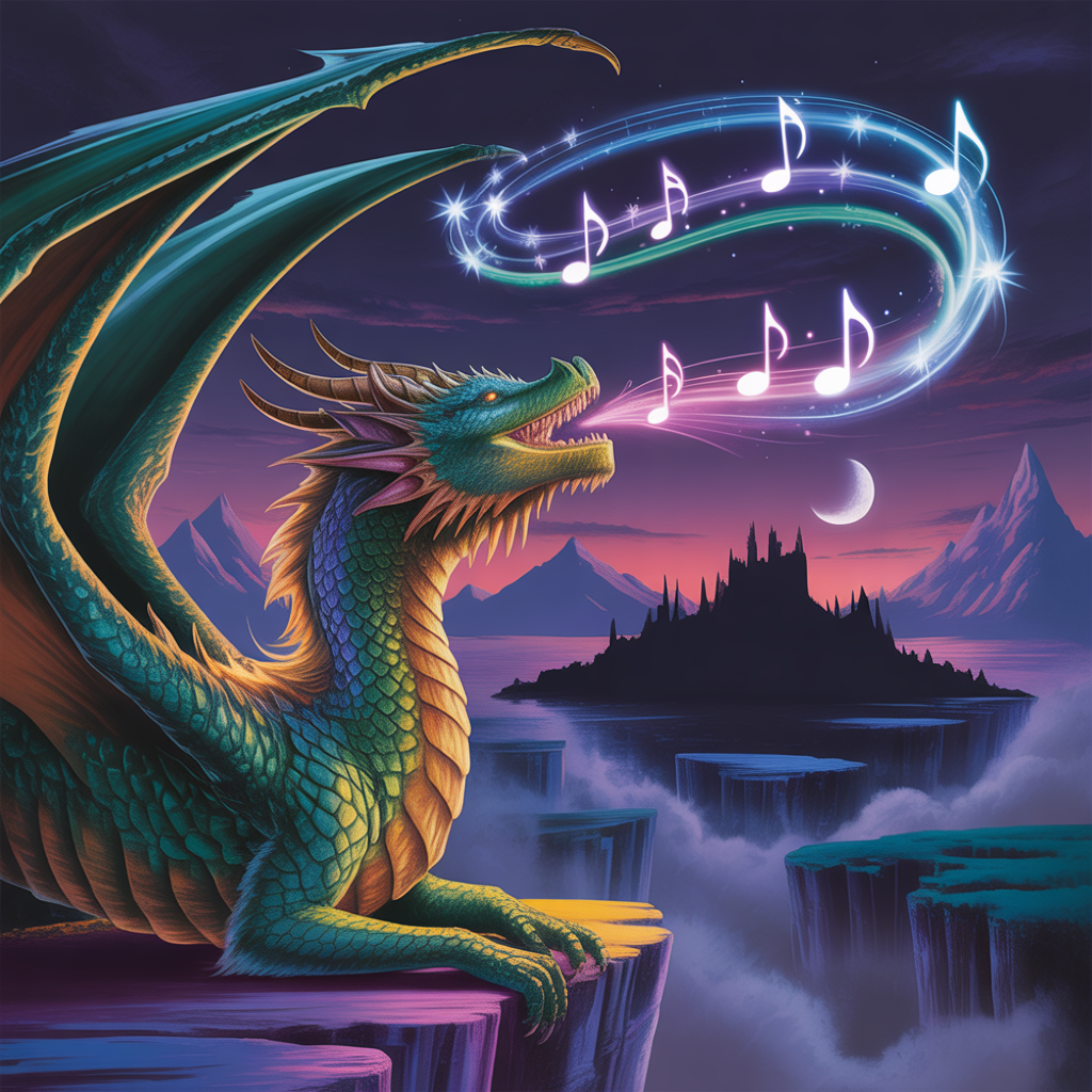 Fantasy book cover - The Dragon's Last Song
